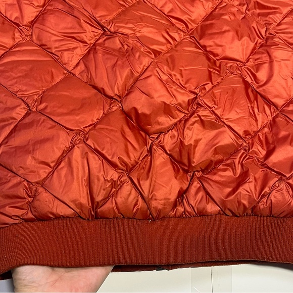 Patagonia Worn Wear Women’s Small Prow Bomber Jacket Quilted Down Roots Red 2017 - Picture 15 of 16